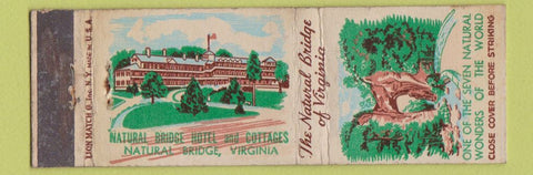Matchbook Cover - Natural Bridge VA