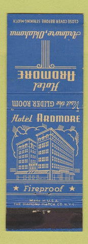 Matchbook Cover - Hotel Ardmore OK
