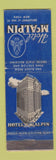 Matchbook Cover - Hotel McAlpin New York City WEAR #2