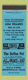 Matchbook Cover - Coffee Pot Restaurant Brownsville TX