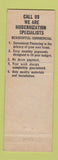 Matchbook Cover - Noland Heating Ventilating Crozet VA Jessie Gibson