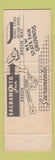 Matchbook Cover - Sacramento Inn CA