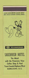 Matchbook Cover - Sagebrush Motel Kamloops BC
