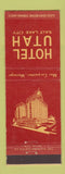 Matchbook Cover - Hotel Utah Salt Lake City UT