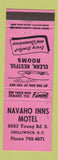 Matchbook Cover - Navaho Inns Motel Chilliwack BC