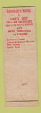 Matchbook Cover - University Motel Coffee Shop Kansas City KS