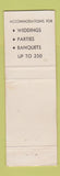 Matchbook Cover - Pioneer Court Restaurant Detroit? MI WEAR