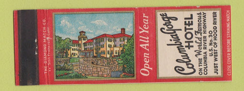 Matchbook Cover - Columbia Gorge Hotel Hood River OR