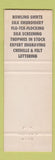 Matchbook Cover - Commercial Embroidery Company Chicago IL Flo Tex