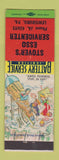 Matchbook Cover - Stover's Esso oil gas Lewisburg PA hillbilly
