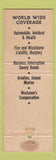 Matchbook Cover - Carles W Varney Insurance Rochester NH DD Bean WEAR