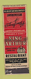 Matchbook Cover - Hans Jaeger's Restaurant King Arthur New York City WORN