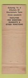 Matchbook Cover - Hans Jaeger's Restaurant King Arthur New York City WORN