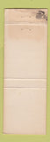 Matchbook Cover - Valade's Cafeteria Restaurant Burlington VT WEAR