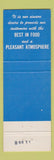 Matchbook Cover - Anchor Inn Indianapolis IN