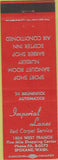 Matchbook Cover - Imperial Bowling Lanes Spokane WA