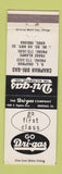 Matchbook Cover - Dri Gas Propane Chapman Knox IN