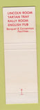 Matchbook Cover - Urbana Lincoln Hotel Urbana IL