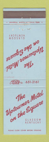 Matchbook Cover - Uptowner Motel on the Square Glasgow KY