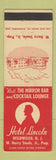 Matchbook Cover - Hotel Lincoln Wildwood NJ Abraham