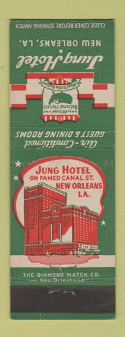 Matchbook Cover - Jung Hotel New Orleans LA
