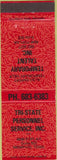 Matchbook Cover - Tri State Temporary Service Memphis TN employment