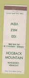 Matchbook Cover - Hogback Mountain Marlboro VT