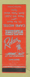 Matchbook Cover - Capri Motel South Padre Island TX ORANGE
