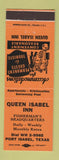 Matchbook Cover - Queen Isabel Inn Port Isabel TX