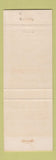 Matchbook Cover - Queen Isabel Inn Port Isabel TX