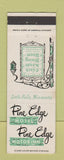 Matchbook Cover - Pine Edge Motel Motor Inn Little Falls MN