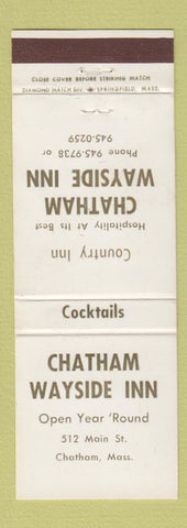 Matchbook Cover - Chatham Wayside Inn Chatham MA