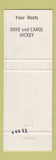 Matchbook Cover - Chatham Wayside Inn Chatham MA