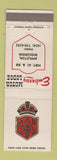 Matchbook Cover - Embassy Motor Lodge Appleton WI