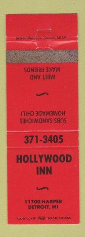 Matchbook Cover - Hollywood Inn Detroit MI WEAR