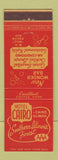 Matchbook Cover - Hotel Cairo IL