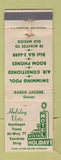 Matchbook Cover - Motel Holiday Vista Harlingen TX WEAR