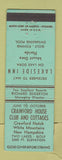 Matchbook Cover - Crawford House Club Crawford Notch NH Mount Dora FL