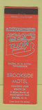 Matchbook Cover - Brookside Motel Salem NH