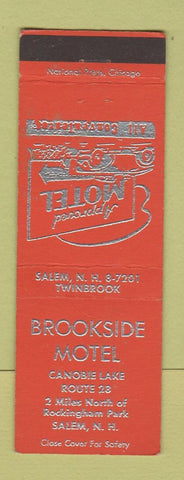 Matchbook Cover - Brookside Motel Salem NH