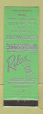 Matchbook Cover - Capri Motel South Padre Island TX GREEN