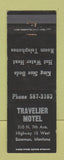 Matchbook Cover - Travelier Motel Bozeman MT