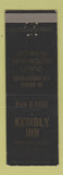 Matchbook Cover - Kembly Inn Winston Salem NC
