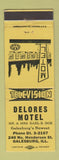 Matchbook Cover - Delores Motel Galesburg IL