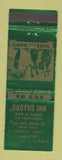 Matchbook Cover - Cactus Inn Lubbock TX WEAR