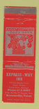 Matchbook Cover - Express Way Inn Brownsville TX WEAR