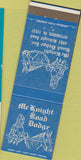 Matchbook Cover - Mr Knight Road Bridge Pittsburgh PA