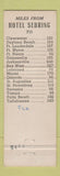 Matchbook Cover - Hotel Sebring FL