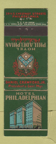 Matchbook Cover - Hotel Philadelphian Philadelphia PA