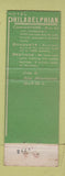 Matchbook Cover - Hotel Philadelphian Philadelphia PA